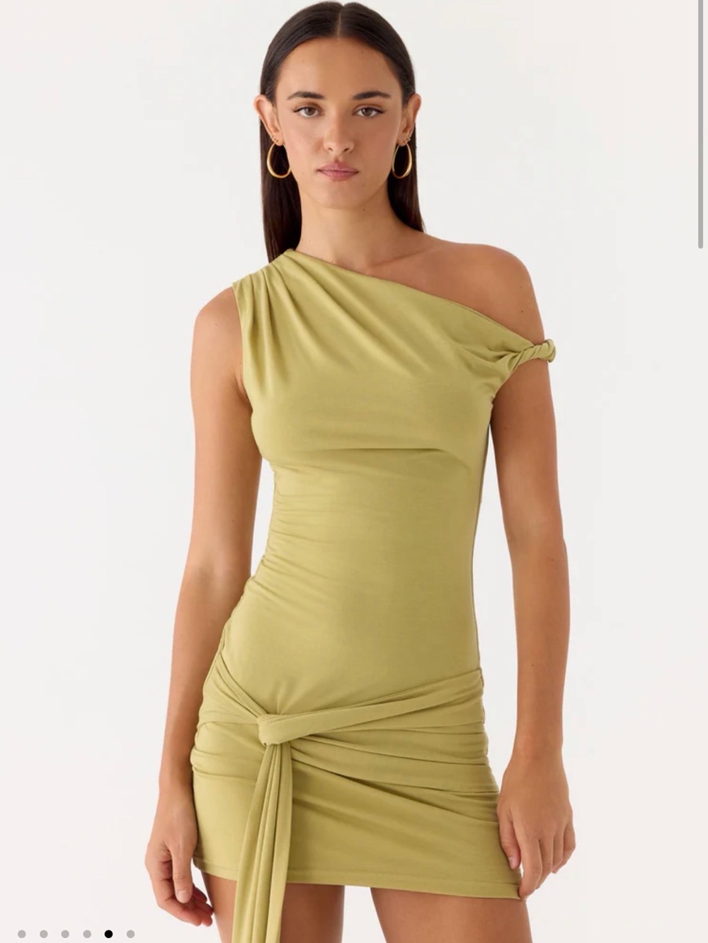 NWT Peppermayo Zander Mini Dress Olive Green